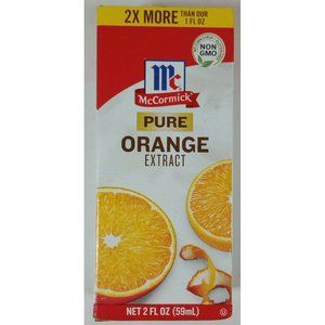 McCormick Pure Orange Extract, Two Fluid Ounce (59ml)